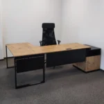 Biurko narożne LOFT z kontenerkiem MULTI - obrazek 3