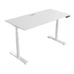 Biurko elektryczne HERO DESK PLUS - biel perłowa