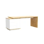 Biurko EIRA dąb lancelot z kontenerkiem - obrazek 4