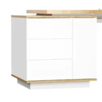 Biurko EIRA dąb lancelot z kontenerkiem - obrazek 8