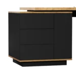 Biurko EIRA dąb lancelot z kontenerkiem - obrazek 7