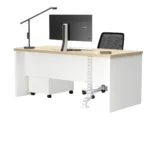 Biurko z płyty Forma + kontenerek Flex - dąb olejowany - obrazek 6