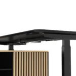 Nowoczesne biurko gabinetowe HERO DESK PLUS CDF z Komodą Premium Dąb Olejowany - obrazek 4