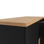 Szafka biurowa LOFT HYGGE 100 cm Dąb Lancelot 2OH - widok na blat