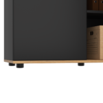 Szafka biurowa LOFT HYGGE 80 cm Dąb Lancelot 2OH - widok z tyłu