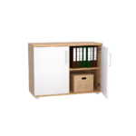 Szafka biurowa LOFT HYGGE 80 cm Dąb Lancelot 2OH - obrazek 4