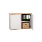 Szafka biurowa LOFT HYGGE 80 cm Dąb Lancelot 2OH - obrazek 5