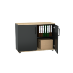 Szafka biurowa LOFT HYGGE 80 cm Dąb Olejowany 2OH - obrazek 4