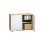 Szafka biurowa LOFT HYGGE 100 cm Dąb Olejowany 2OH - zdjęcie główne