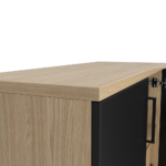 Szafka biurowa LOFT HYGGE 100 cm Dąb Olejowany 2OH - obrazek 5