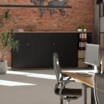 Szafka biurowa LOFT HYGGE 100 cm Dąb Lancelot 2OH - obrazek 10