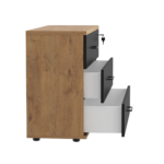 Komoda biurowa z szufladami LOFT HYGGE 80 cm Dąb Lancelot 2OH - obrazek 5