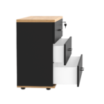 Komoda biurowa z szufladami LOFT HYGGE 80 cm Dąb Lancelot 2OH - obrazek 6