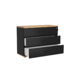 Komoda biurowa z szufladami LOFT HYGGE 80 cm Dąb Lancelot 2OH