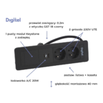 Mediaport do stołu konferencyjnego Digitel Silm Frame - obrazek 2