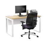 Biurko loftowe - dąb olejowany - obrazek 3