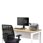 Biurko loftowe - dąb olejowany - obrazek 13