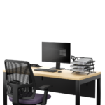 Biurko loftowe - dąb olejowany - obrazek 14