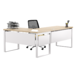 Biurko narożne dąb olejowany LOFT - obrazek 7