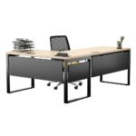 Biurko narożne dąb olejowany LOFT - obrazek 8