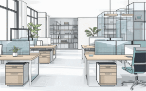 meble biurowe modułowe nowoczesne biuro zdesk