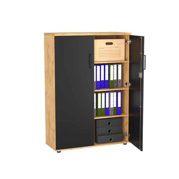 Szafka biurowa LOFT HYGGE 100 cm Dąb Lancelot 4OH - zdjęcie główne