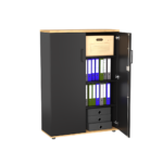 Szafka biurowa LOFT HYGGE 100 cm Dąb Lancelot 4OH - obrazek 2