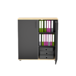 Szafka biurowa LOFT HYGGE 100 cm Dąb Olejowany 3OH - obrazek 11