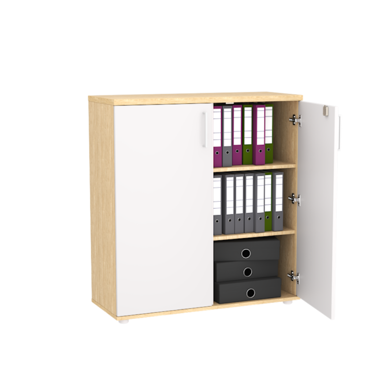 Szafka biurowa LOFT HYGGE 100 cm Dąb Olejowany 3OH - zdjęcie główne